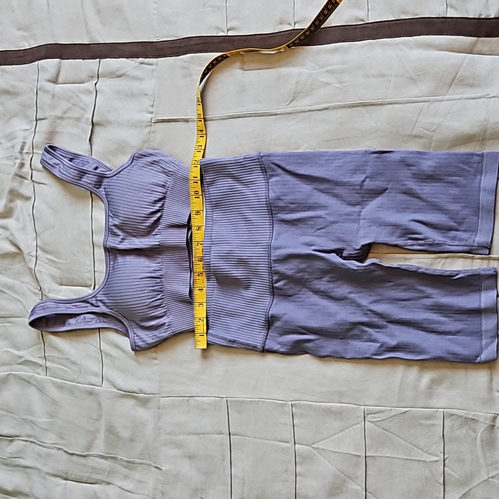 Women's 2 piece Lavender workout set S
